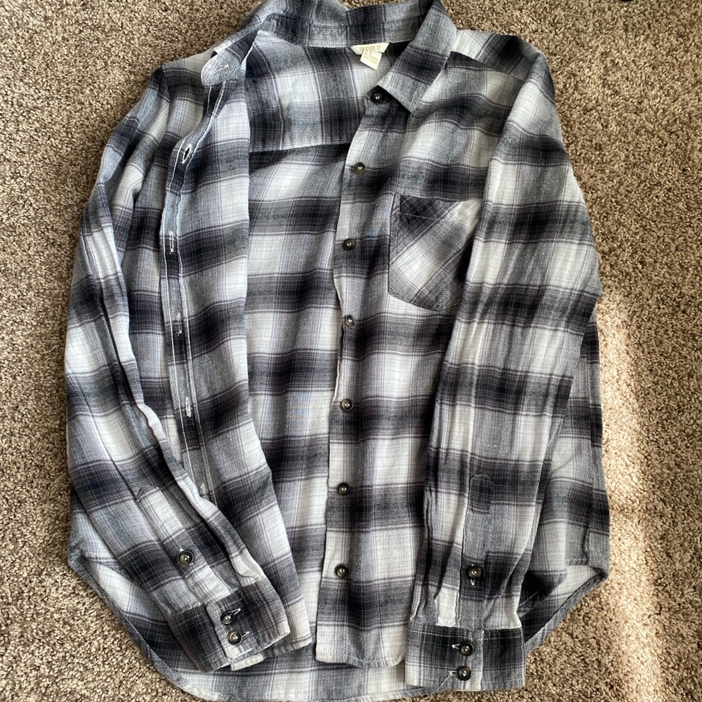 Forever 21 Black & White Flannel
